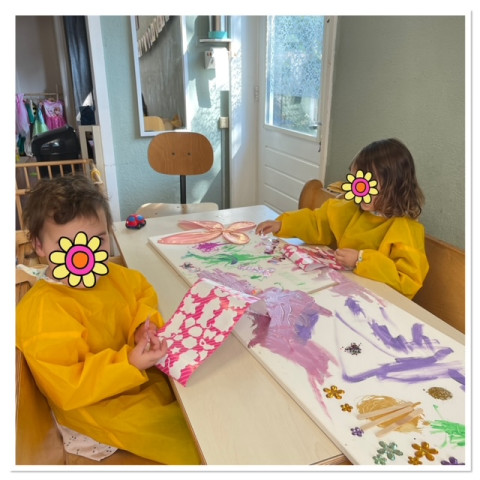Activiteiten op een kinderdagverblijf